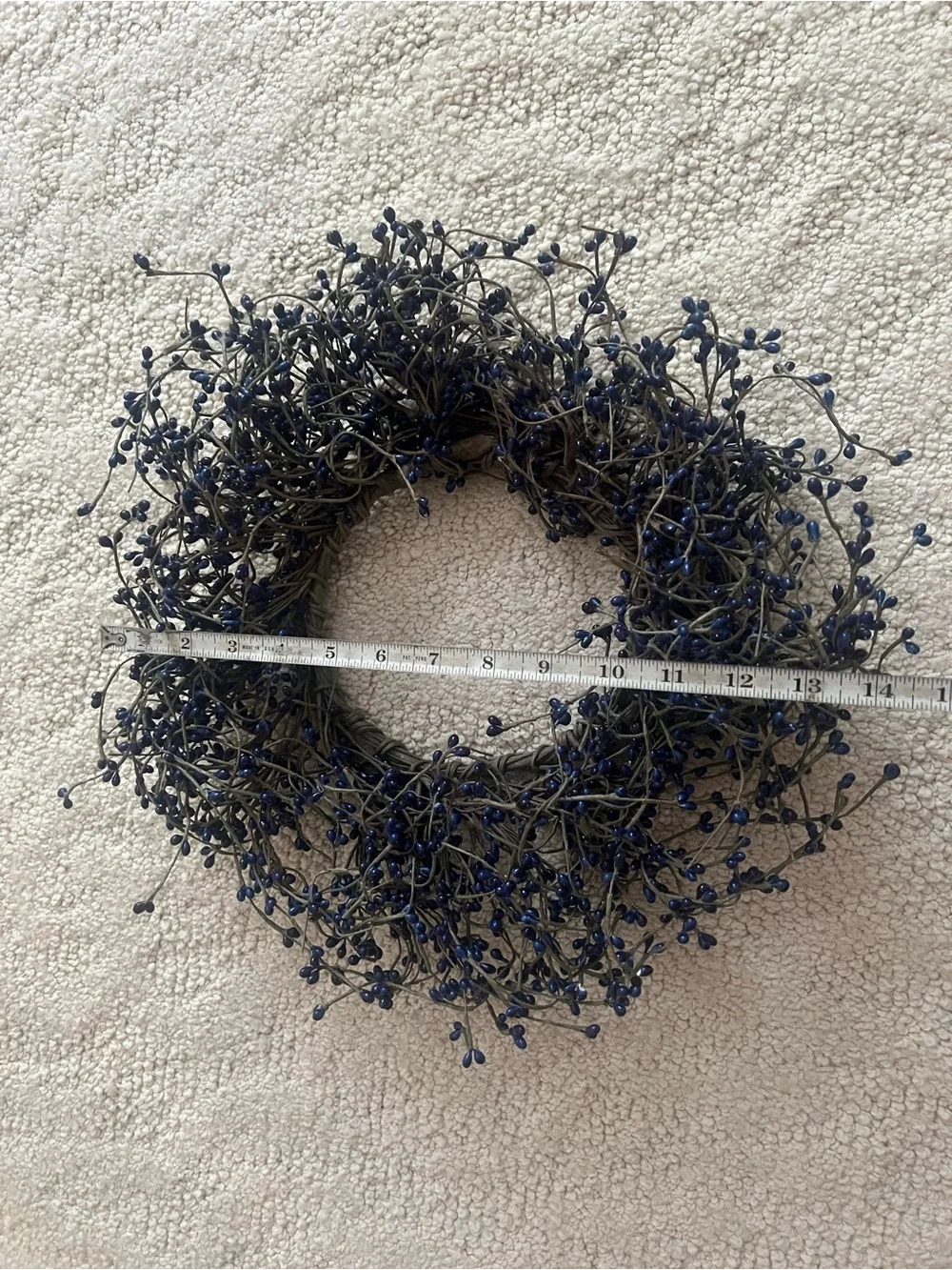 Blue Berry Twig Wreath - Home Accents